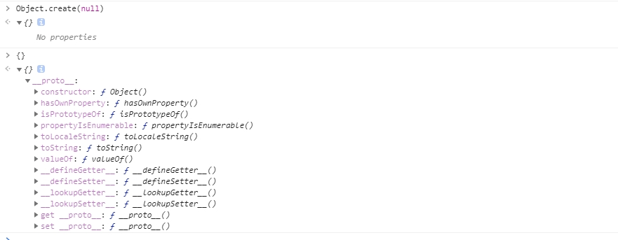 Object.create(null) 和 {} 创建对象的区别 "Object.create(null) 和 {} 创建对象的区别"